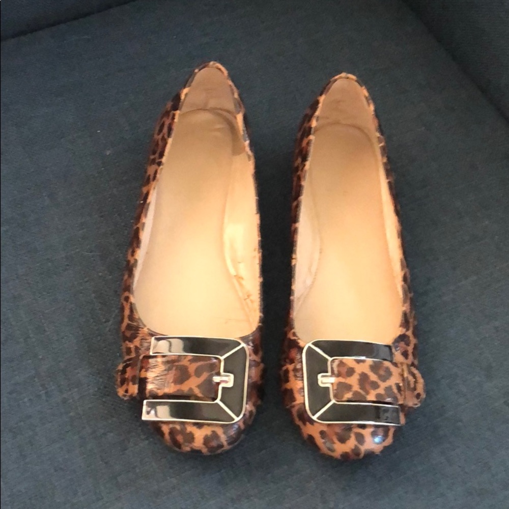 Franco Sarto leopard print flats